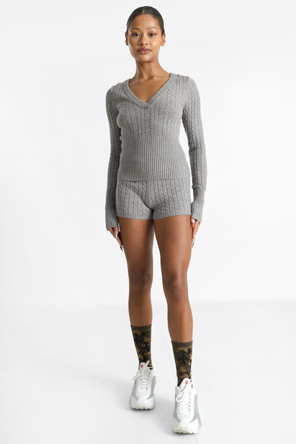 Knitted sweater - Heather Grey