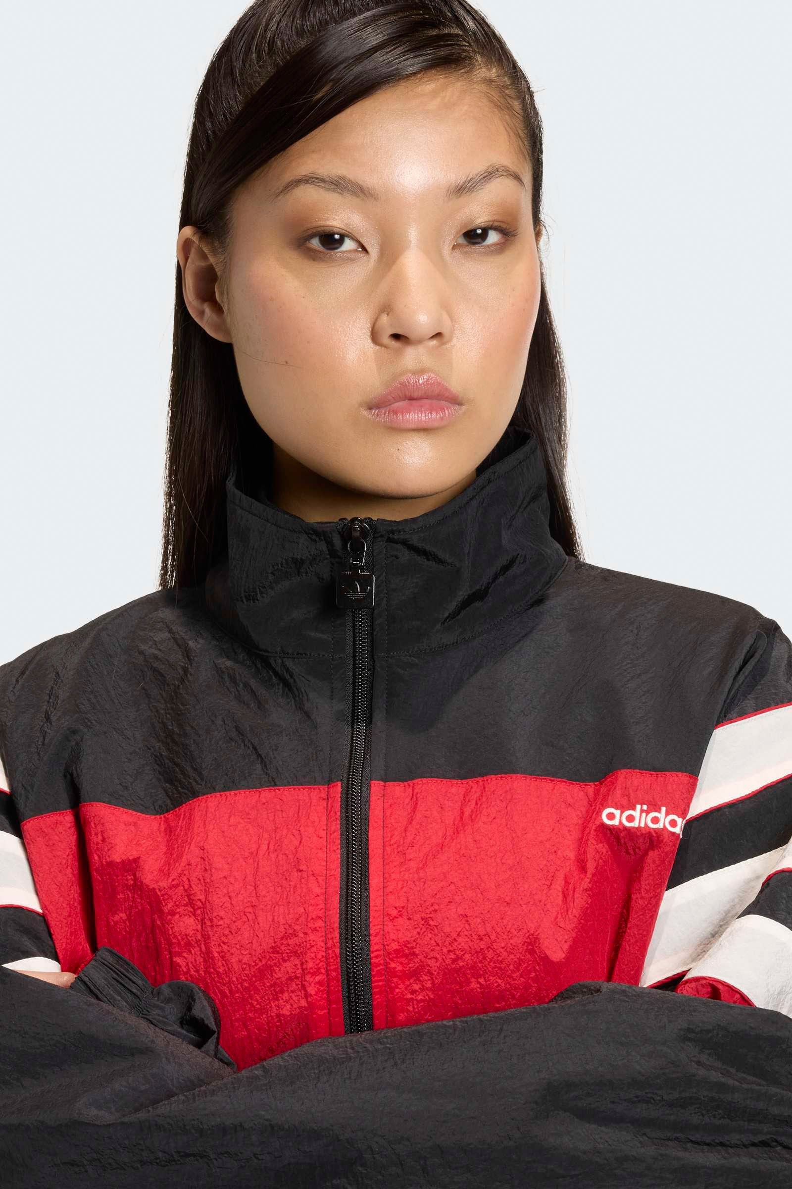 Veste de survêtement Santiago Oversize - Black + Red