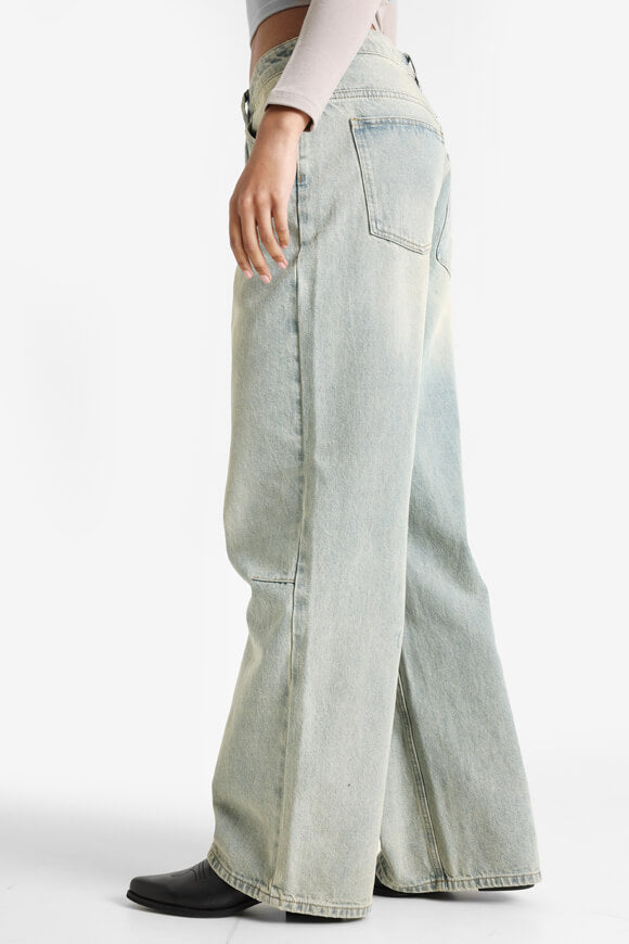 Baggy Fit Jeans - Dirty Blue