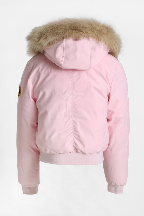 Arabella padded bomber jacket - Orchid Pink
