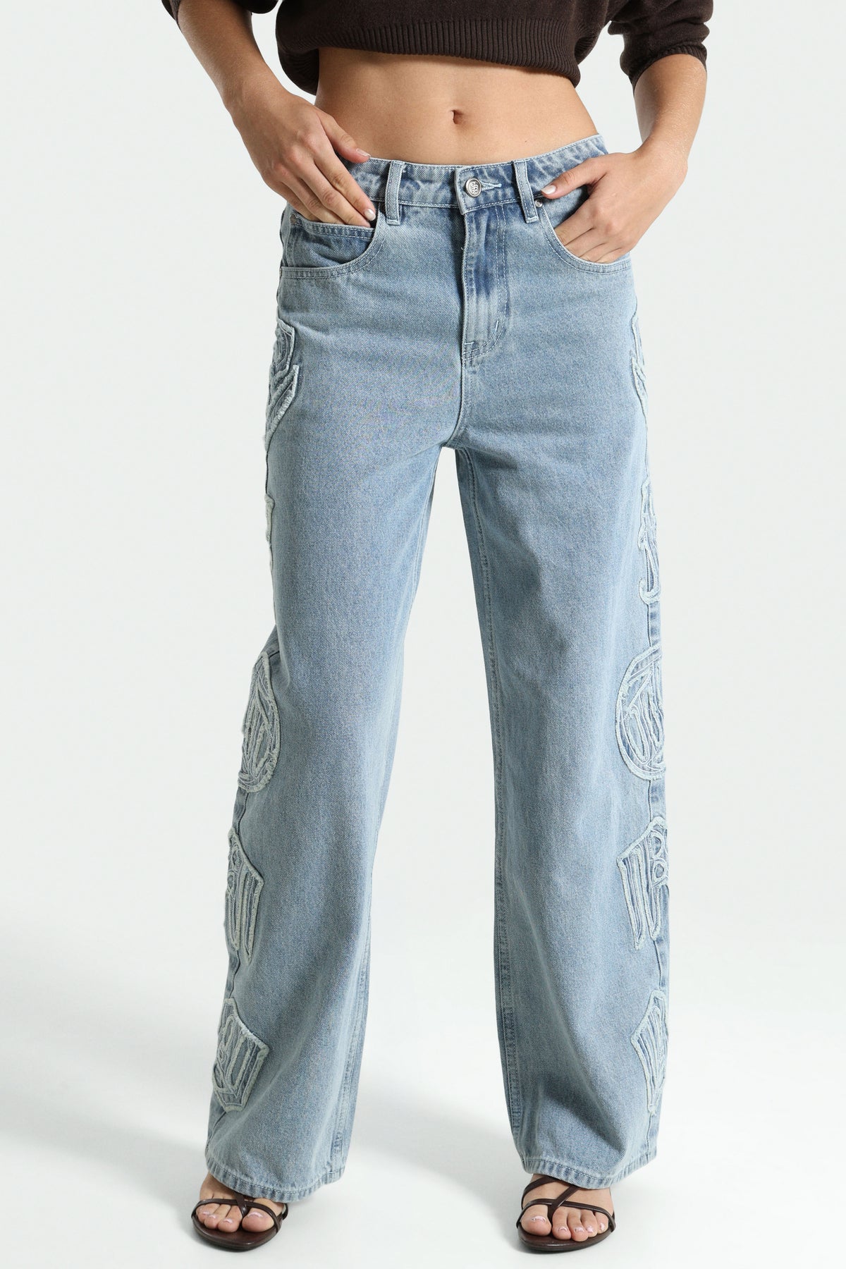 Jeans a vestibilità baggy - Bleu clair