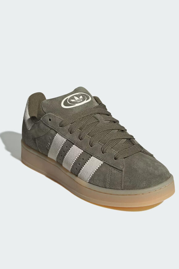 Campus 00S Sneaker - Medium Dark Khaki + Off White + Gum