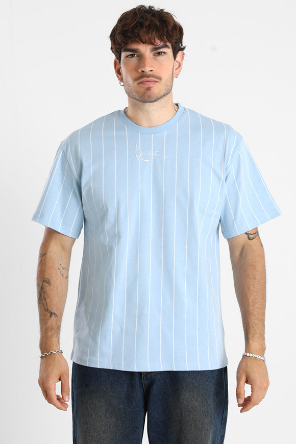T-Shirt - Light Blue + White