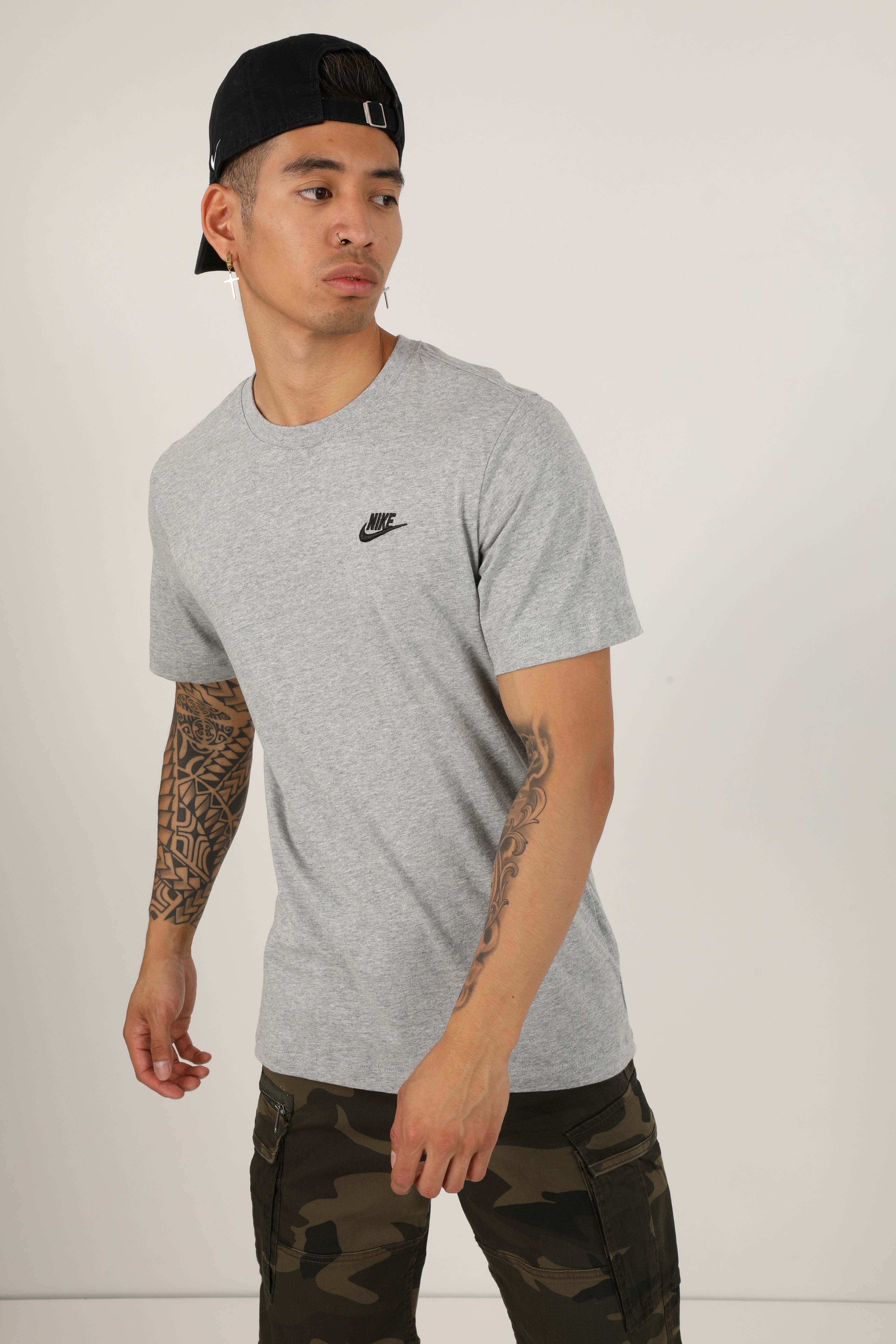 T-Shirt - Grau meliert