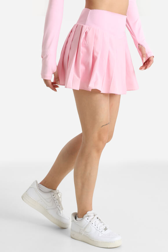 Mini skirt with inner shorts - Pink