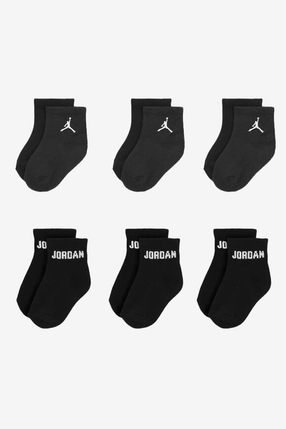 Sechserpack Baby Socken - Black