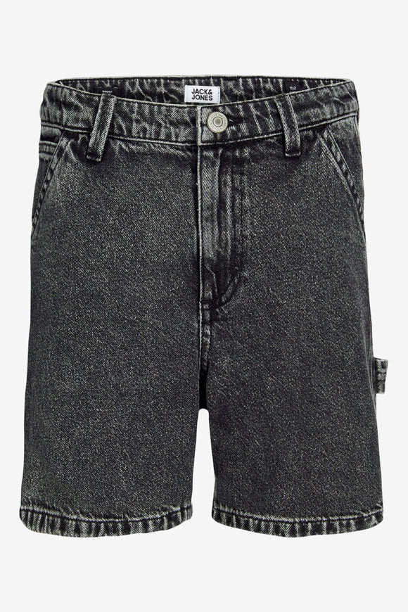 JJITONY JJCARPENTER Short en jean loose fit - Black Denim