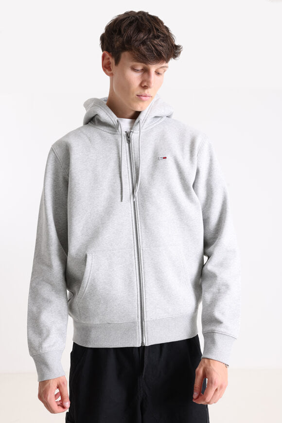 Hooded zip-up sweatshirt - Light Heather Grey