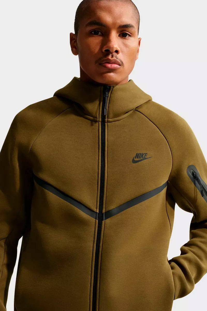 Sportswear Tech Fleece zip-up hoodie - Olive Flak
