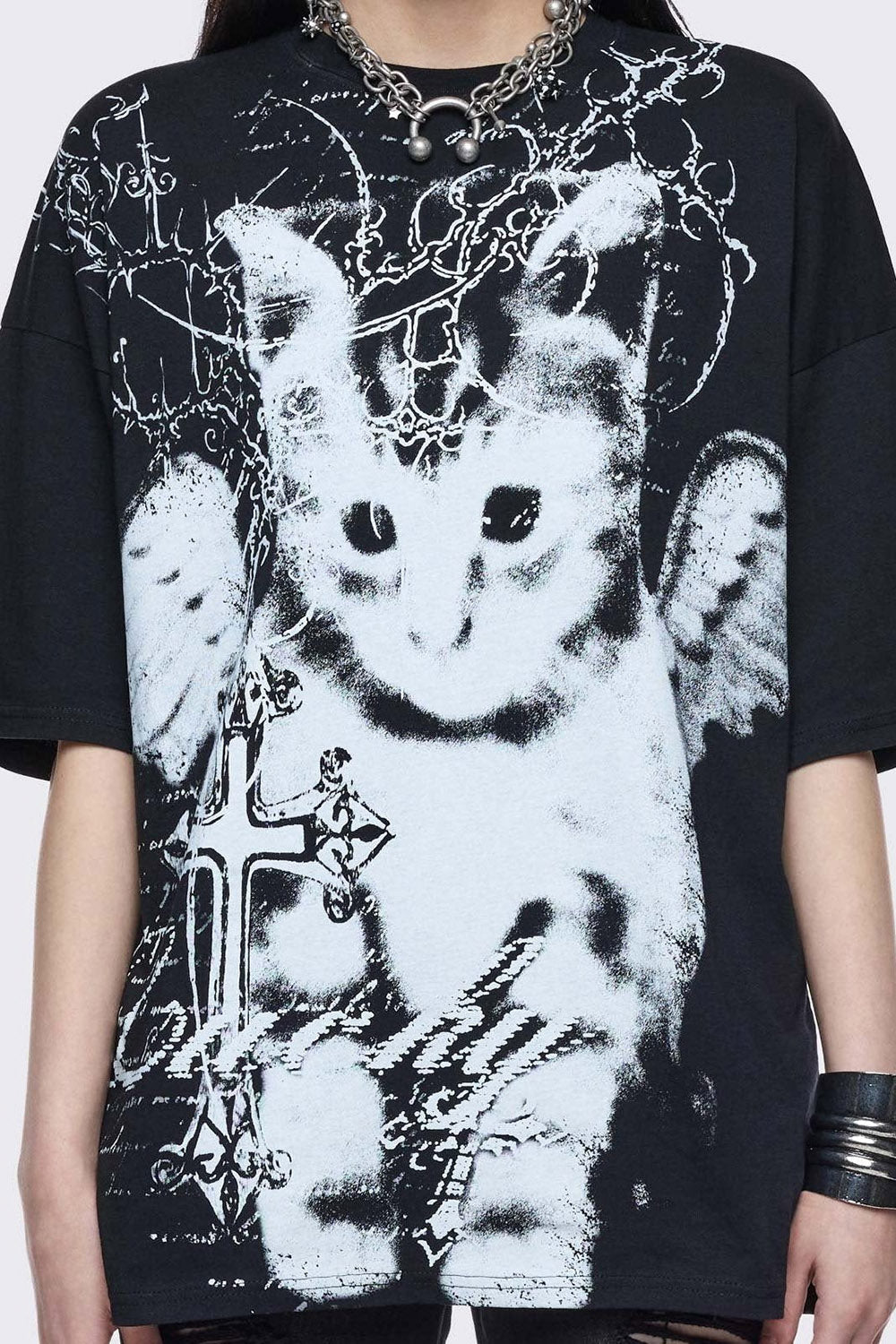 Sweet Soul Oversize T-Shirt - Black