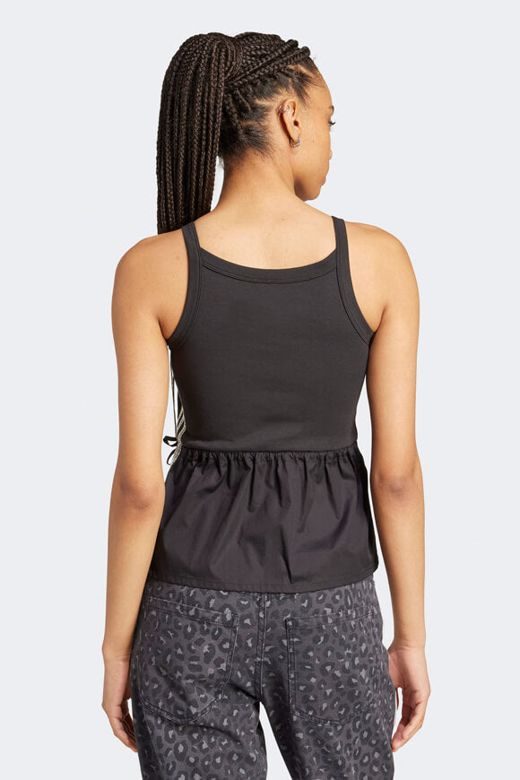 Top con spalline sottili - Black