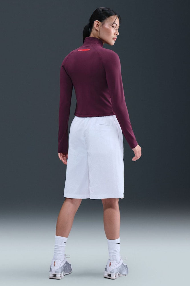 Cropped track jacket - Bordeaux