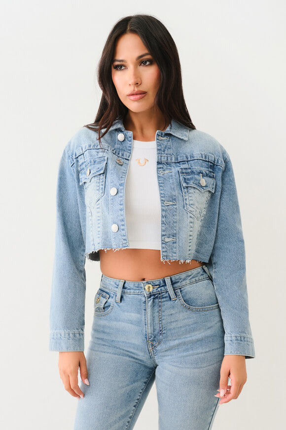 Crop denim jacket - Nora