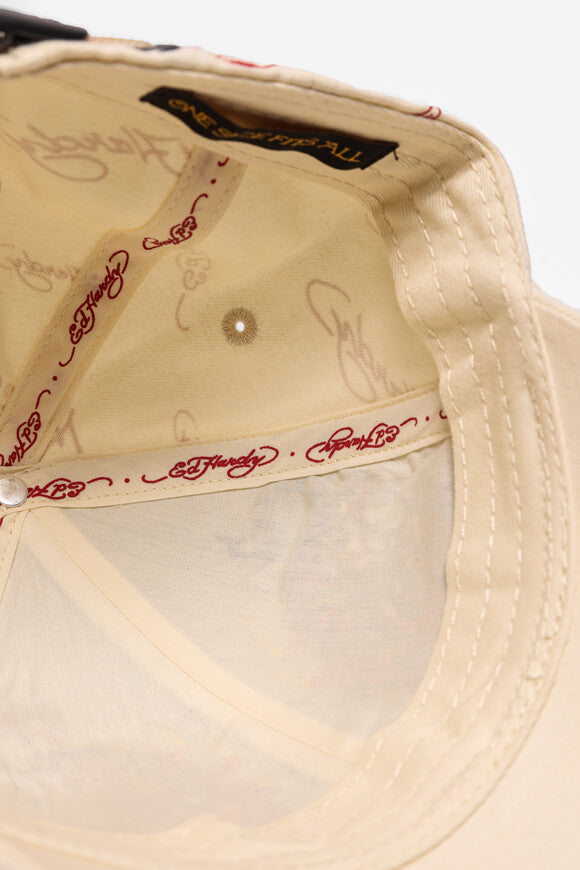 Tiger Flames casquette strapback - Cream