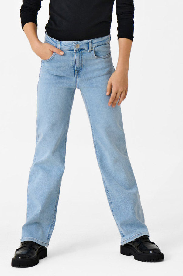KOGJUICY jeans a gamba larga - Light Blue Denim