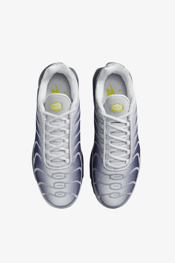 Air Max Plus Sneaker - Metallic Silver + Obsidian + Opti Yellow