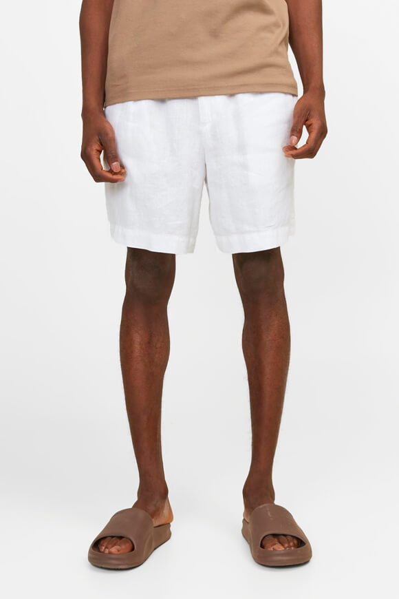 Lawrence short chino en lin - Bright White