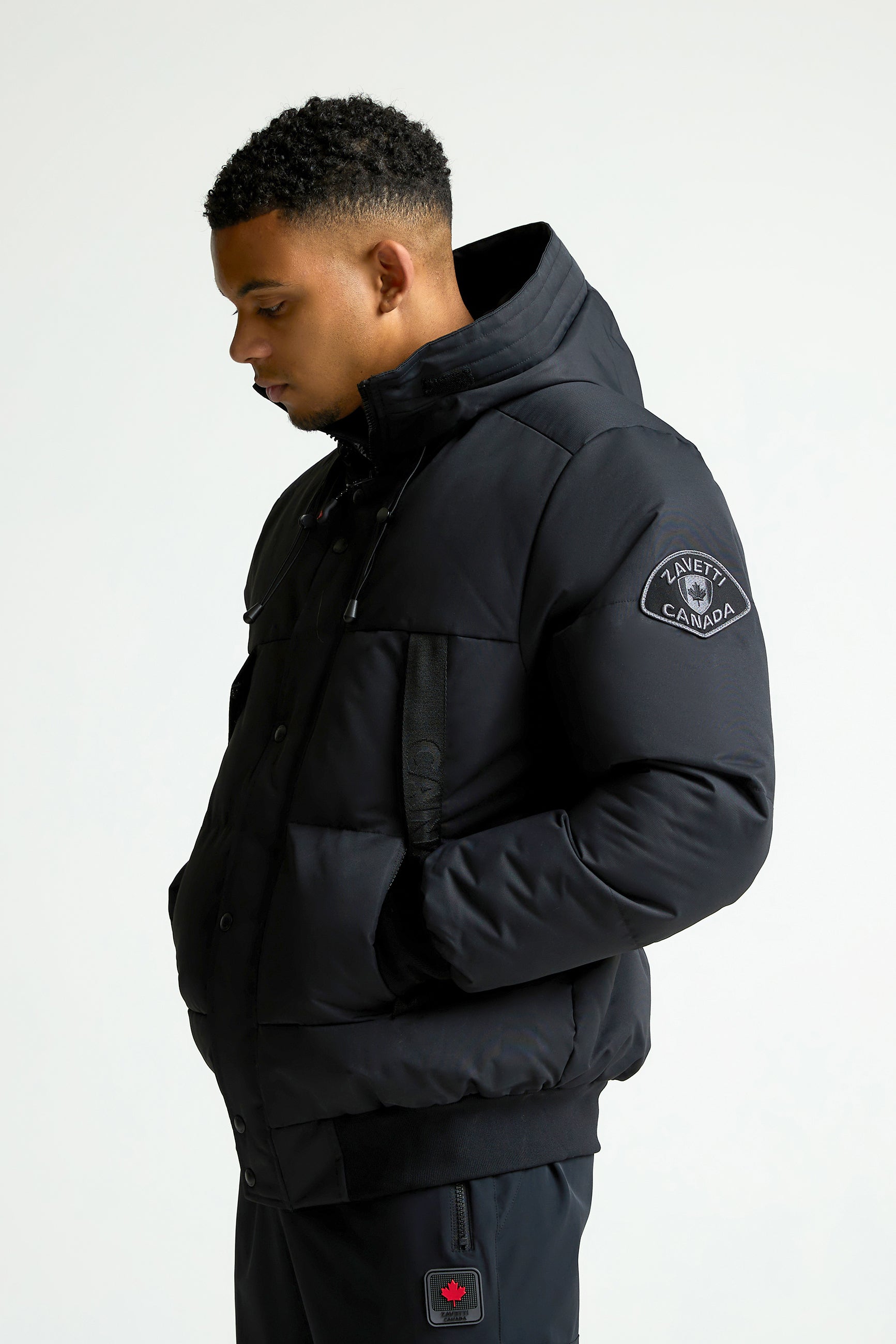 Aylmer veste bomber matelassée - Jet Black