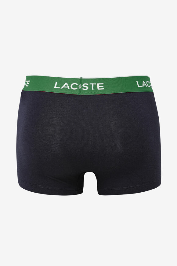 Dreierpack Boxershorts - Dunkel Navy + Rot + Grün