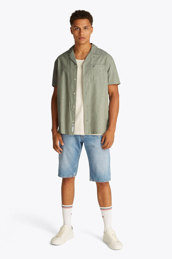 Chemise en lin - Aruba Green