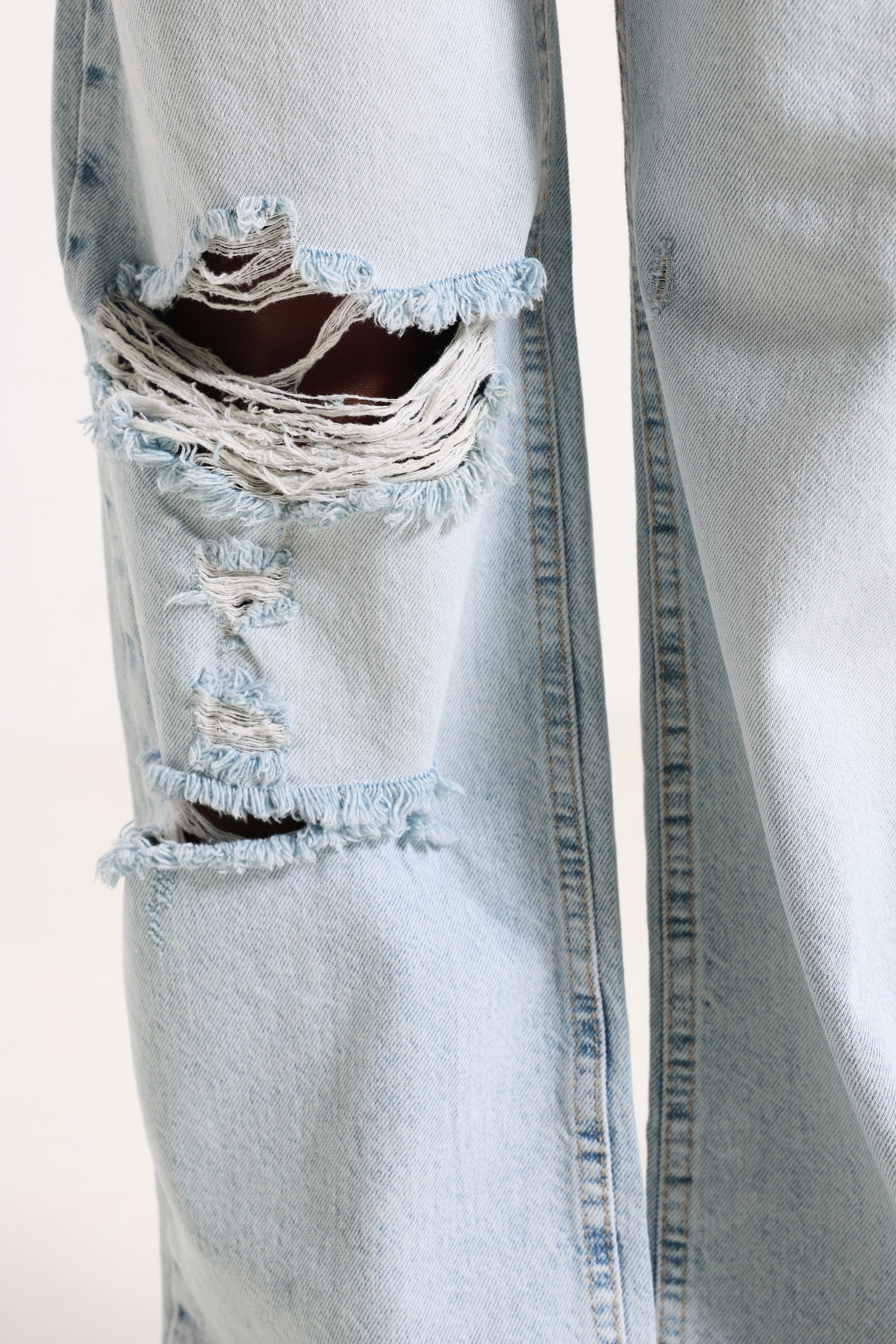 Straight fit jeans - Light Blue Denim