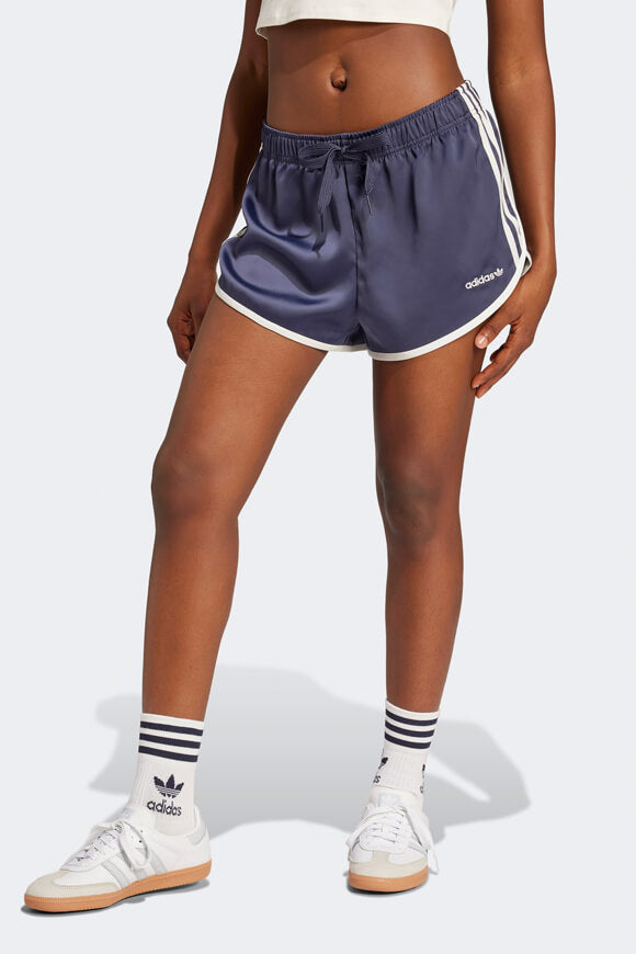 Satin Shorts - Shadow Navy