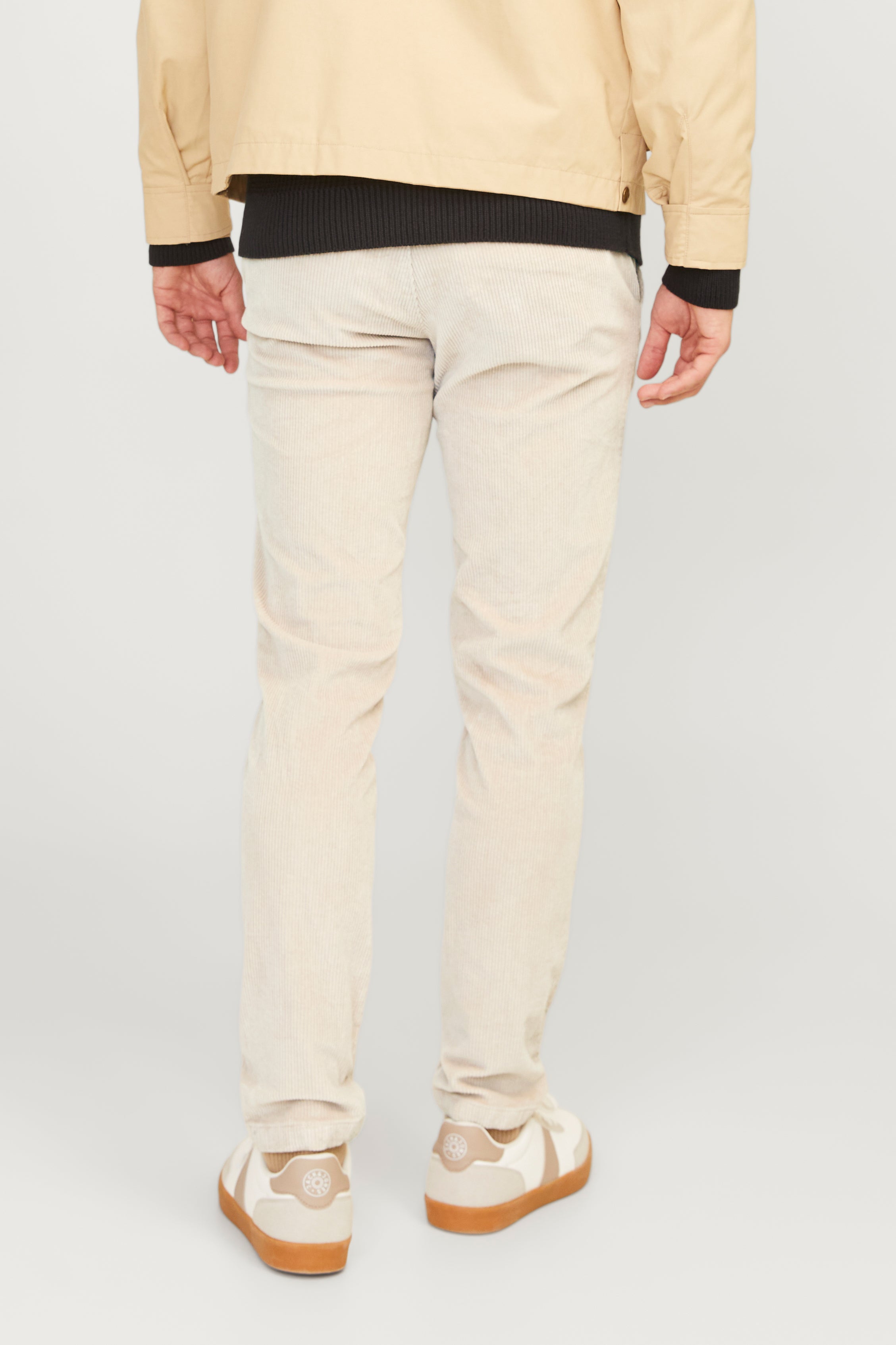 JPSTMARCO pantalon chino en velours côtelé L32 - Moonbeam