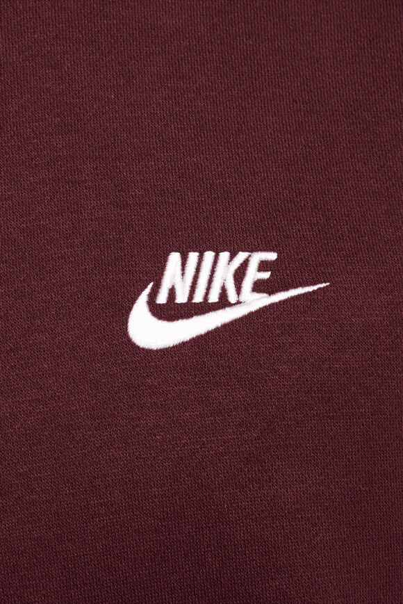 Sportswear Club Fleece Hooded Sweatshirt - Burgundy Crush