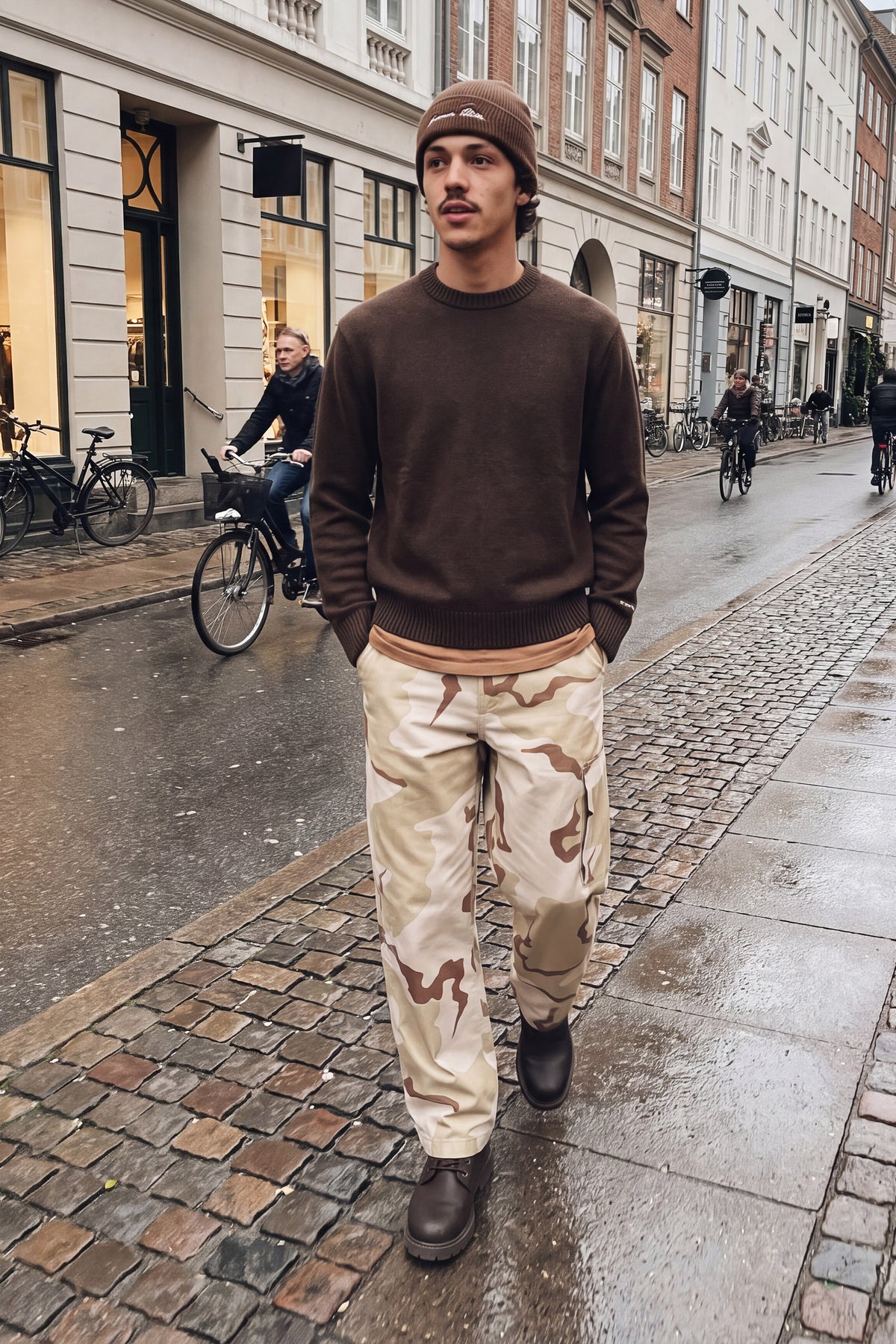 JORNORREBRO knitted sweater - Mulch