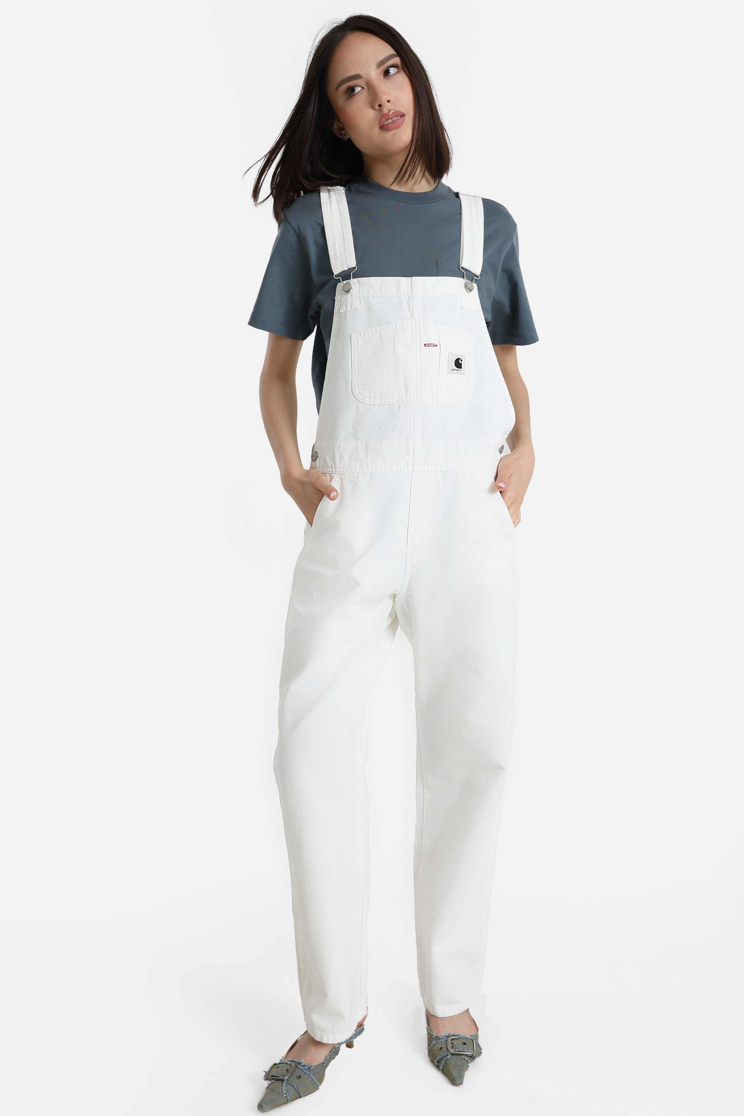 Bib Straight Denim Overalls - Wax Rinsed