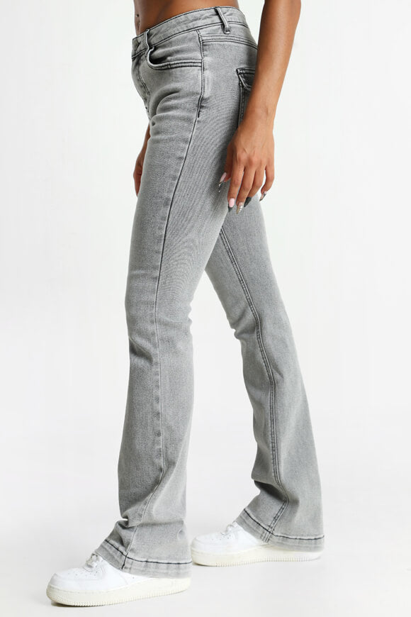 Flare jeans - gray used