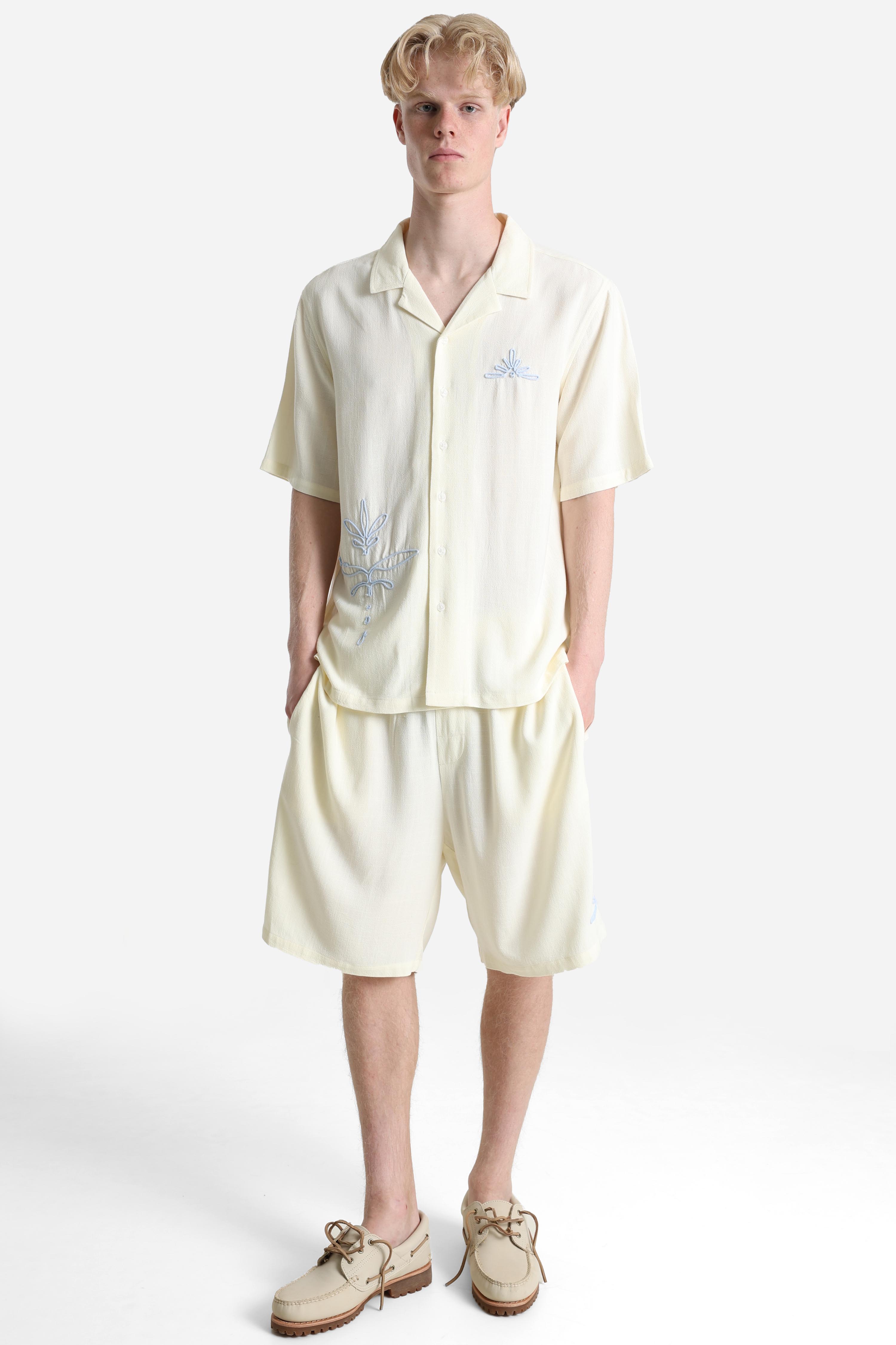Camicia in lino - Vanille