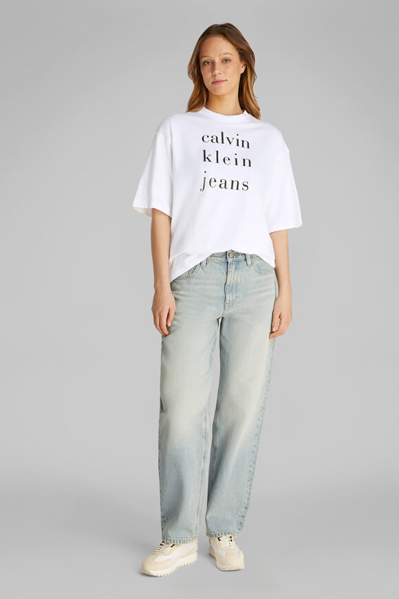 T-shirt oversize - Blanc