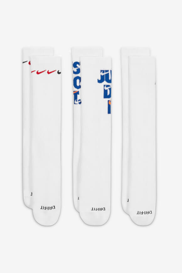 Three-pack of socks - white