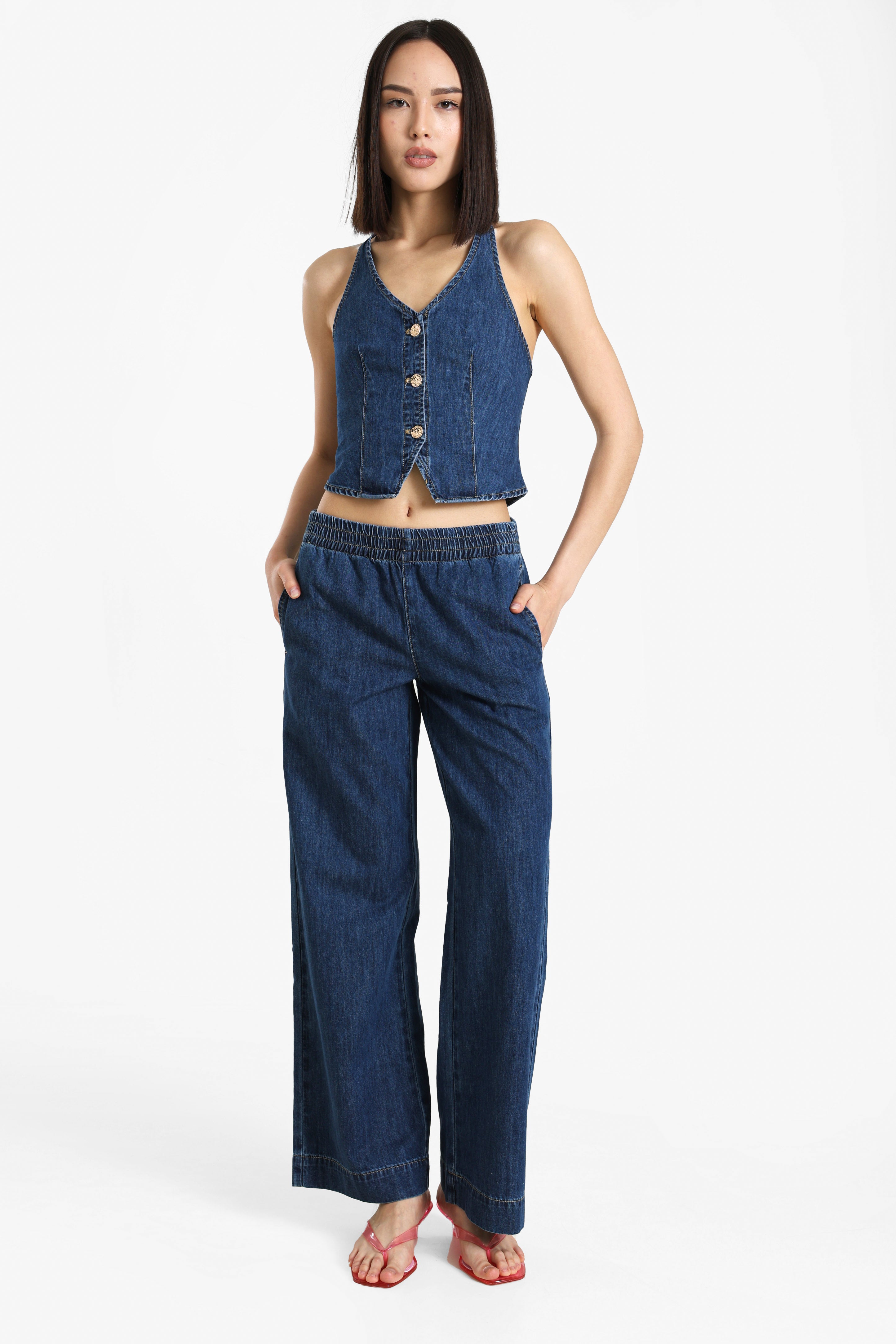 Denim trousers - Bleu denim