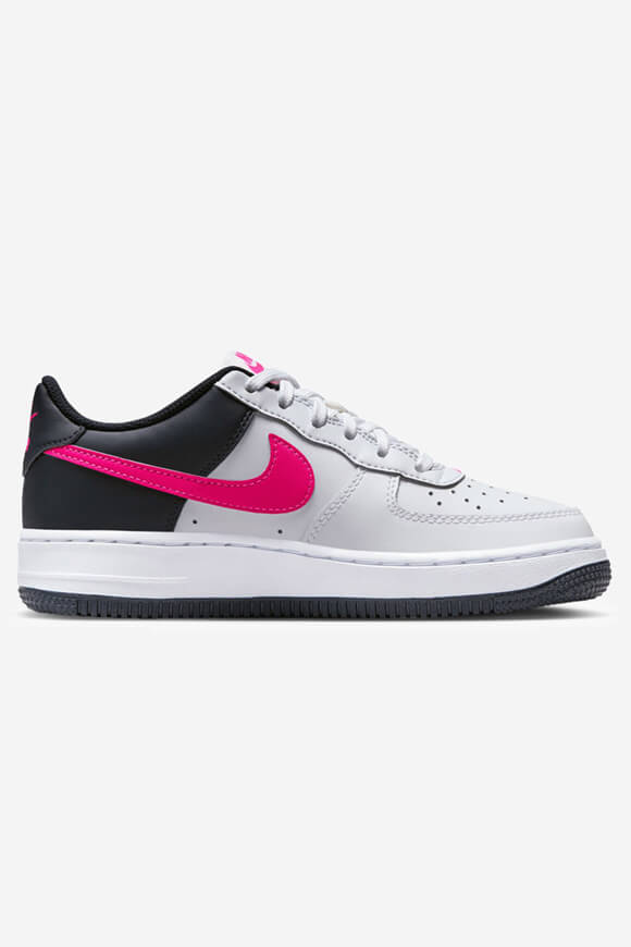 Air Force 1 sneakers - White + Dark Obsidian + Fierce Pink