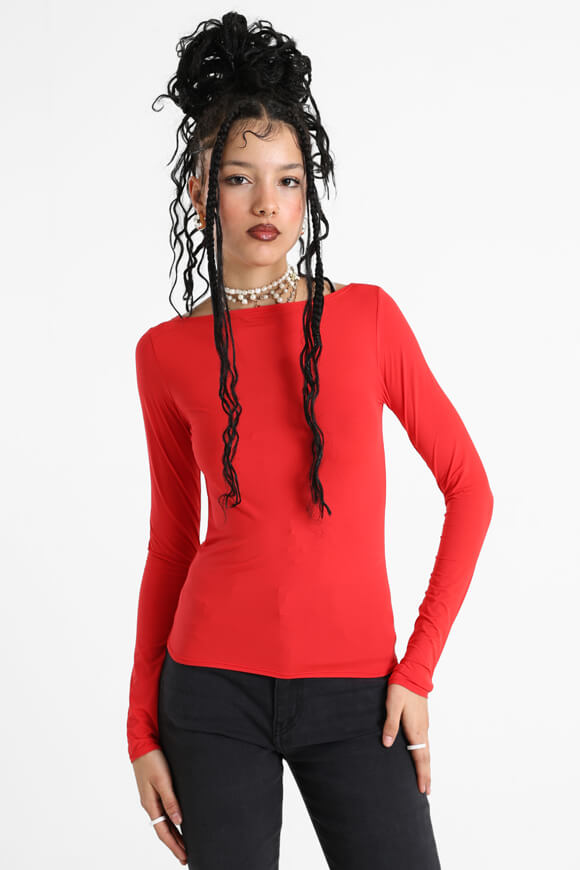 T-shirt à manches longues - Rouge