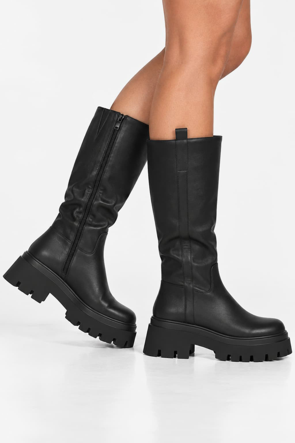 Stivali con plateau - Black