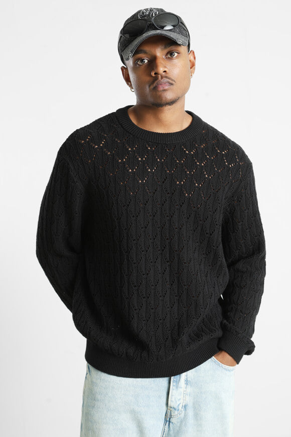 JORGRAMERCY pull en tricot - Black
