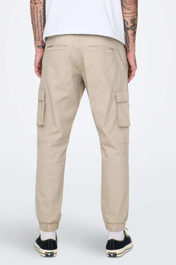 Cam Stage Cuff Cargohose L32 - Silver Lining