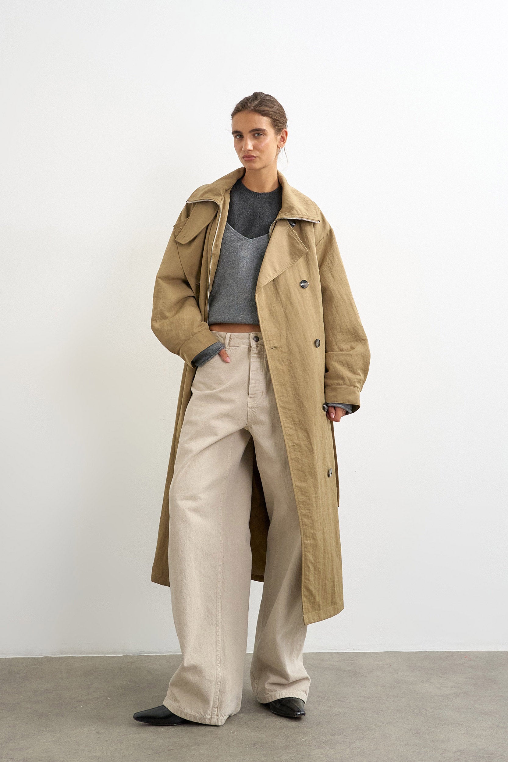 TSSUS Trenchcoat - Chocolate Brown
