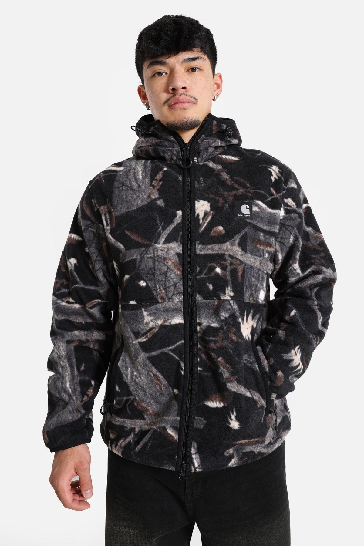 Blevin indossa un pile - Camo Feather Tree + Black