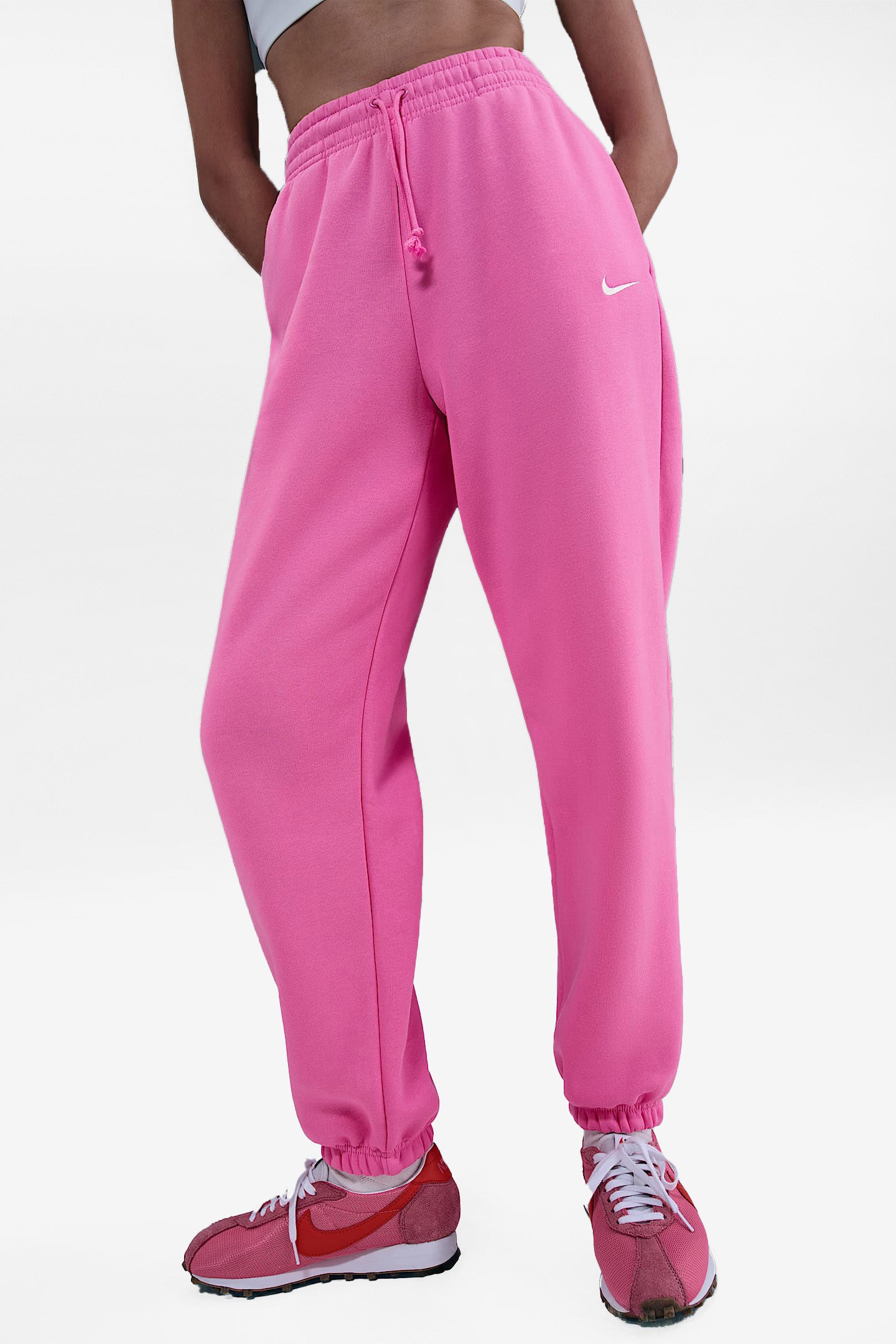 Pantaloni in fleece Sportswear Phoenix - Playful Pink