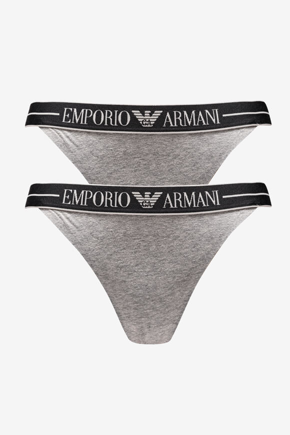 Doppelpack Strings - Grey Melange