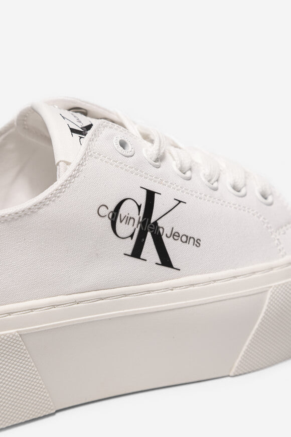 Sneaker con plateau in tessuto Cupsole - Bianco