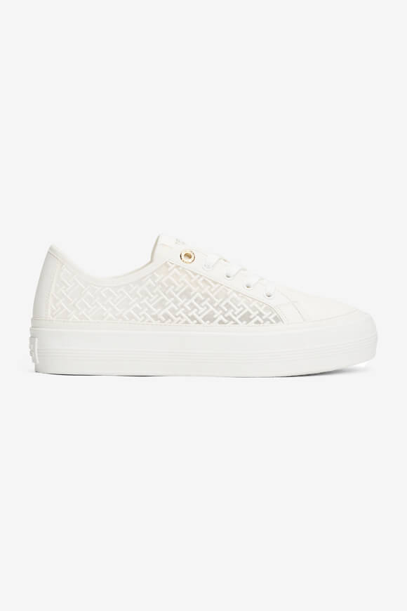 Sneaker Vulc ricamata - Bianco