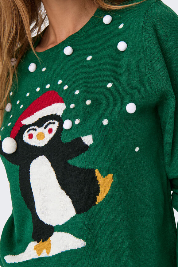 Christmas knitted sweater - Green Jacket