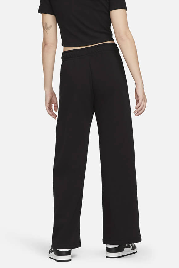 Pantalon wide leg en sweat - Black