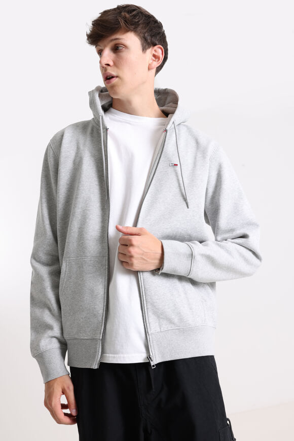 Hooded zip-up sweatshirt - Light Heather Grey