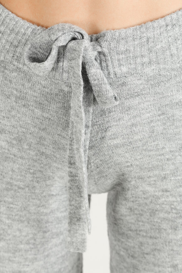 Strickhose - Grau meliert